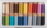 Aurifil Glorious Handarbeitsgarn-Set – 20 kleine Spulen mit 80-wt-Baumwolle